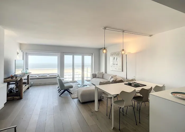 Apartment On Belgian Coast With Sea Views