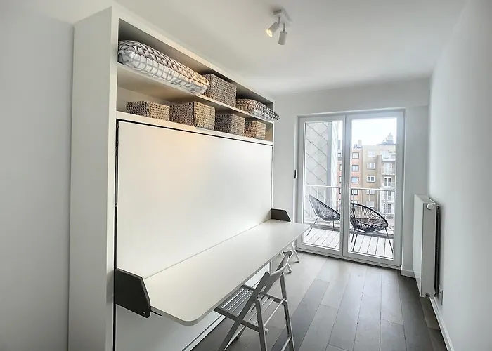 On Belgian Coast With Sea Views